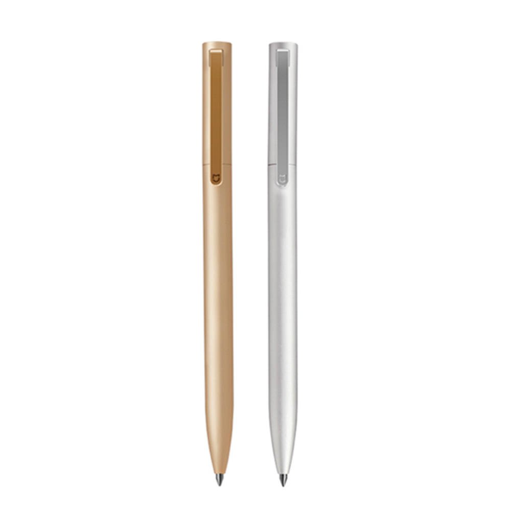 Original Xiaomi Mijia 0.5mm Aluminum Signature Roller Ball Pen Switzerland  Imported Refill Pen - SpanningGlobal