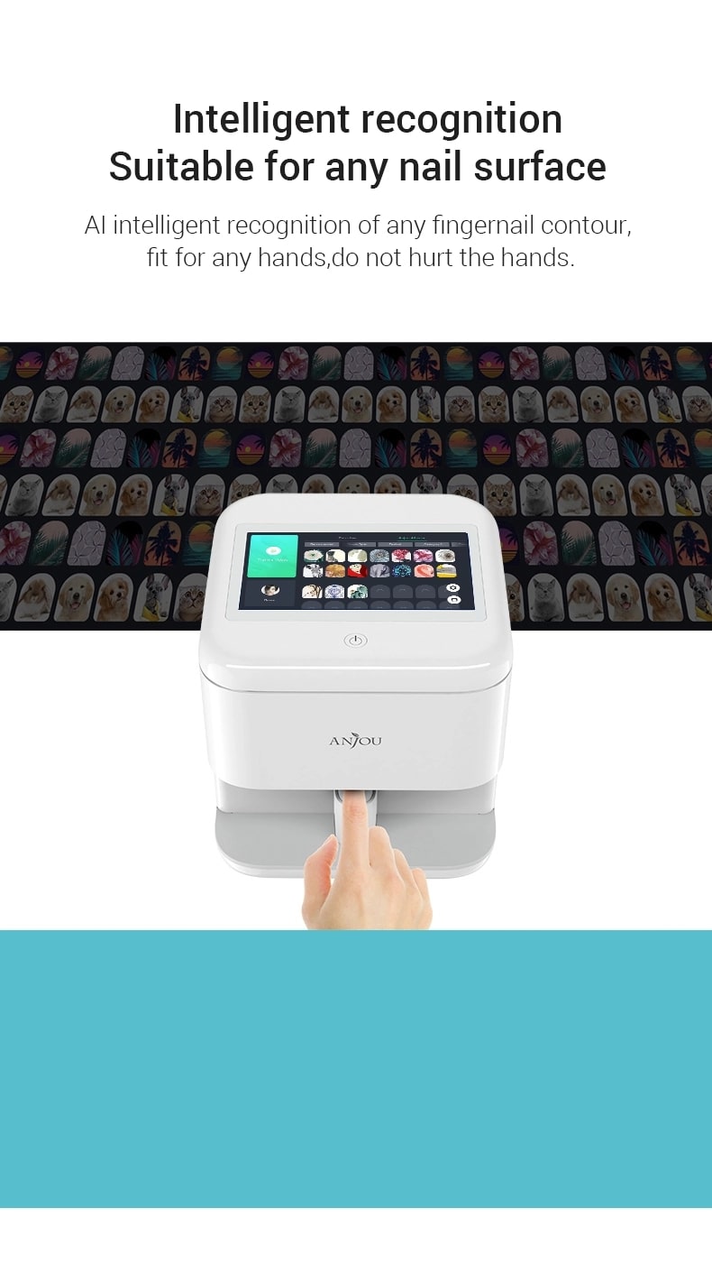Buy Anjou Hot Sale Product 3d Smart Nail Art Printer Printing
