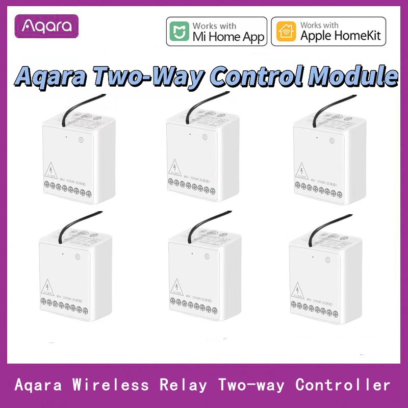 Aqara T1 Zigbee Apple Homekit No Neutral Smart Relay Single Module  Controller Smart Home Automation APP Control Smart Wireless Switch Module  Controller - SpanningGlobal