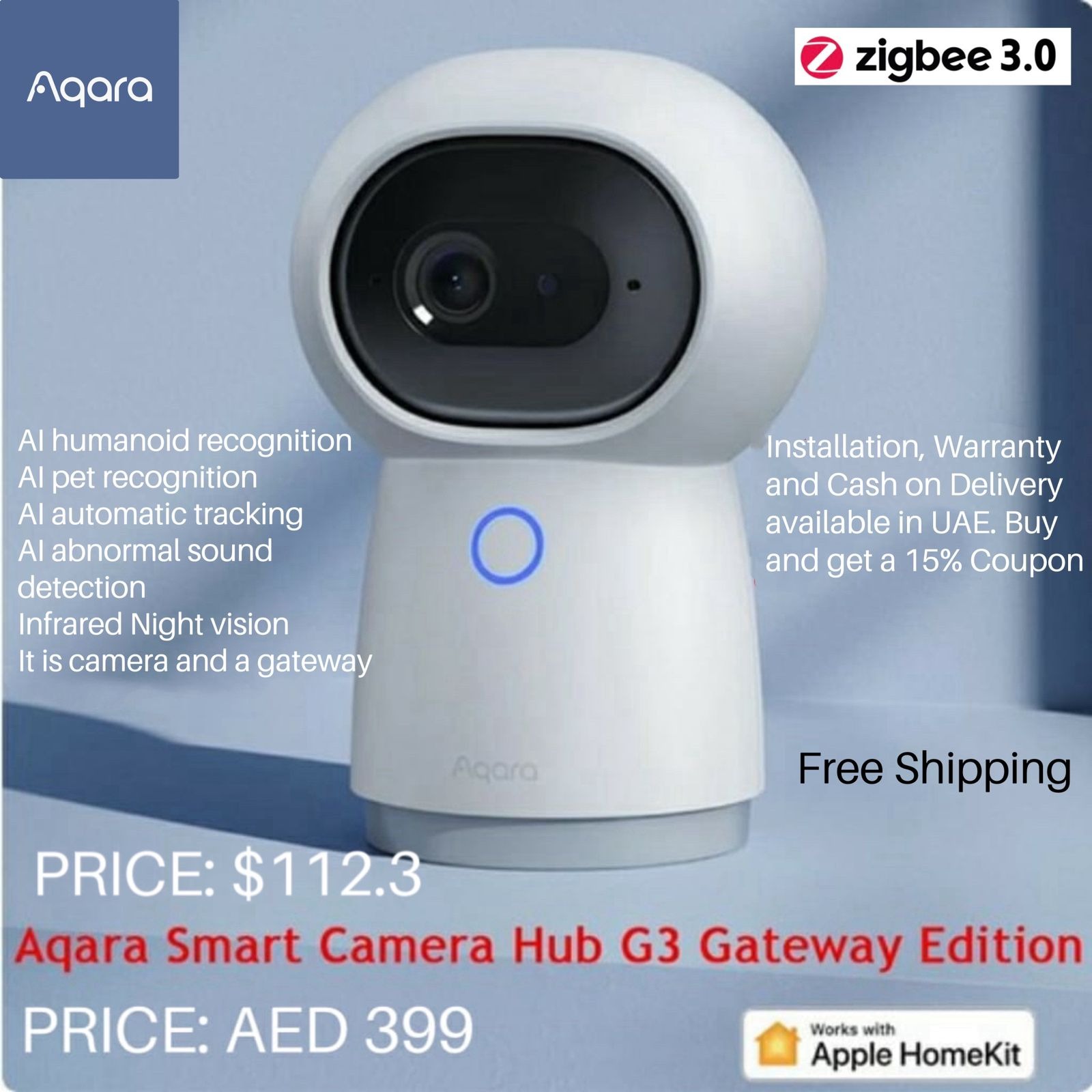Aqara WiFi Smart Cameras for Home Security and Automation
